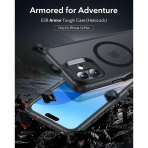 ESR Apple iPhone 16 Plus Armor Tam Korumal Klf-Frosted Black