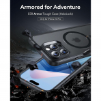 ESR Apple iPhone 16 Pro Armor Tam Korumal Klf-Frosted Black