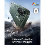 ESR Apple iPhone 17 Cyber MagSafe Klf -Cyber Green