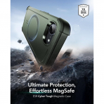 ESR Apple iPhone 16e Cyber MagSafe K�l�f -Green