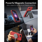 ESR Apple iPhone 16e Cyber MagSafe K�l�f -Red