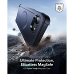 ESR Apple iPhone 16e Cyber MagSafe K�l�f -Navy Blue