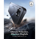 ESR Apple iPhone 16e Cyber MagSafe K�l�f -Black