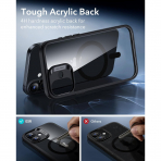 ESR Apple iPhone 17 Hybrid Klf -Clear Black 