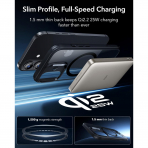 ESR Apple iPhone 17 Hybrid Klf -Clear Black 