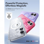 ESR Apple iPhone 17 Hybrid Klf -Clear Shimmer