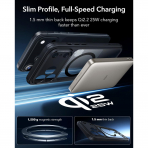 ESR Apple iPhone 17 Pro Max Hybrid Klf -Clear Black 