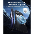 ESR Apple iPhone 17 Pro Max Hybrid Klf -Clear Black 