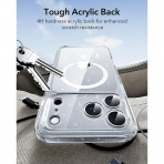 ESR Apple iPhone 17 Pro Hybrid K�l�f -Clear Shimmer