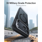 ESR Apple iPhone 17 Pro Standl Klf -Frosted Black 