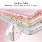 ESR Apple iPhone 8 Luxury Glitter Serisi Bumper Klf-Rose Gold