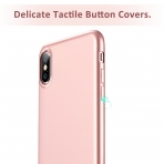 ESR Apple iPhone X Mat Soft Klf-Rose Gold