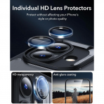 ESR Apple iPhone 16 Armor Tam Korumal Klf-Armor Clear Black 