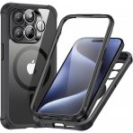 ESR Armor Tam Korumal iPhone 15 Pro Max Klf-Clear Black
