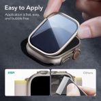 ESR Armorite Apple Watch Ultra 2 Ekran Koruyucu (49mm)(2 Adet)-Titanium