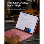 ESR Ascend iPad Air M2 Klavyeli Klf (13 in)-Pink