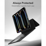 ESR Ascend iPad Pro M4 Klavyeli Klf (13 in)-Black 