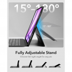 ESR Ascend iPad Air M2 Klavyeli Klf (13 in)-Black 