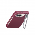ESR Atelier iPhone Duo Manyetik Standl� Deri K�l�f-Deep Burgundy