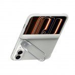ESR Atelier iPhone Duo Manyetik Standl� Deri K�l�f-Light Gray