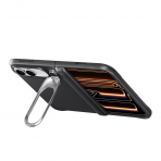 ESR Atelier iPhone Duo Manyetik Standl� Deri K�l�f-Black