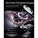 ESR Classic Hybrid iPhone 18 Pro Manyetik K�l�f -Clear Shimmer