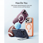 ESR Classic Hybrid iPhone 18 Pro Standl� K�l�f-Frosted Orange