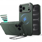 ESR Cyber Tough Flex iPhone 18 Pro Stand K�l�f-Green