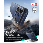 ESR Cyber Tough Flex iPhone 18 Pro Stand K�l�f-Blue