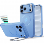 ESR Cyber Tough Flex iPhone 18 Pro Stand K�l�f-Light Blue