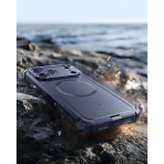 ESR Cyber Tough iPhone 18 Pro Manyetik K�l�f-Navy Blue
