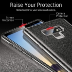 ESR Galaxy Note 9 Glitter Serisi Bumper Klf-Black