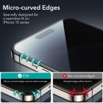 ESR Privacy Apple iPhone 15 Pro Temperli Cam Ekran ve Kamera Koruyucu Seti(4 Adet)