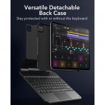 ESR Rebound 360 iPad Pro Klavyeli Klf (13 in)-Black