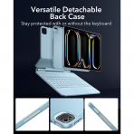 ESR Rebound 360 iPad Pro Klavyeli Klf (13 in)-Blue