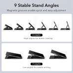 ESR Shift iPad Pro 6/5.Nesil Standl Klf (12.9 in)-Black