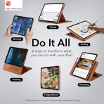 ESR Shift iPad Pro 6/5.Nesil Standl Klf (12.9 in)-Brown