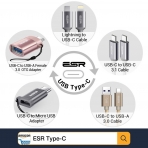 ESR USB C to USB A OTG Adaptr (2 Adet)