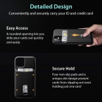 ESR iPhone 11 Wallet Armor Serisi Czdan Klf-Black