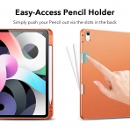 ESR iPad Air 4 Rebound Kalem Blmeli Klf (10.9 in)-Papaya