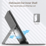 ESR iPad 7. Nesil Illustrator Stand� K�l�f (10.2 in�)-Gray Elk