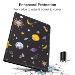 ESR iPad 7. Nesil Illustrator Stand� K�l�f (10.2 in�)-Colorful Cosmos