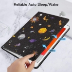 ESR iPad 7. Nesil Illustrator Stand� K�l�f (10.2 in�)-Colorful Cosmos