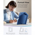 ESR iPad Air M4/M3/M2 Flip K�l�f (2026/2025/2024) 13in�-Blue