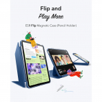 ESR Apple iPad 11.Nesil A16 Flip Klf (11 in)-Navy Blue