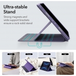 ESR iPad Pro 3/4.Nesil Manyetik Standl Klf(11 in)-Purple