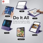 ESR iPad Pro 3/4.Nesil Manyetik Standl Klf(11 in)-Purple