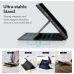ESR iPad Pro 3/4.Nesil Manyetik Standl Klf(11 in)-Black