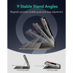 ESR iPad Pro 3/4.Nesil Manyetik Standl Klf(11 in)-Titanium