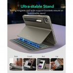 ESR iPad Pro 3/4.Nesil Manyetik Standl Klf(11 in)-Titanium